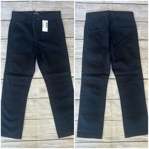 NWT Childrens Place Chino Uniform Pants Adjustable Waist Navy Blue Size 6